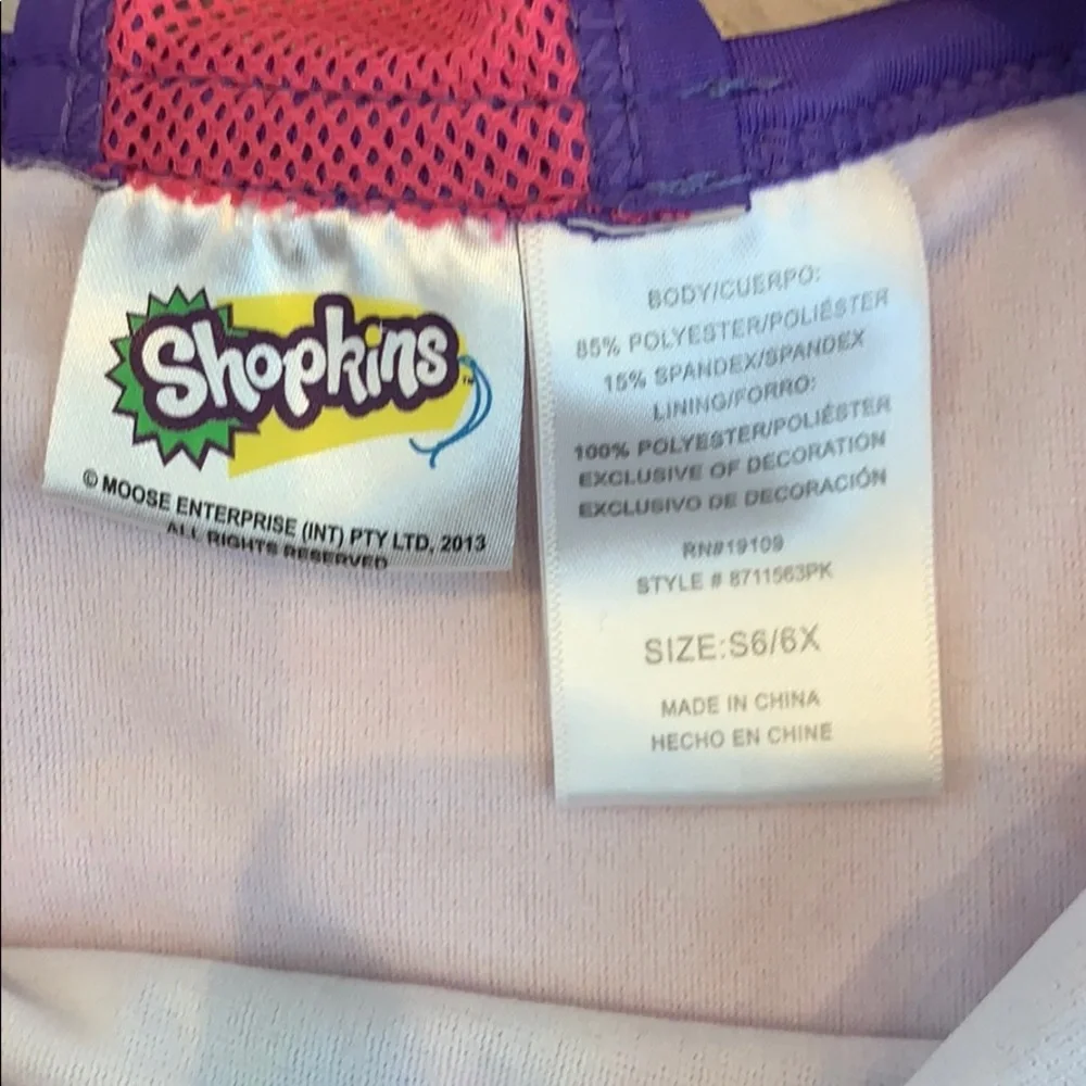 Shopkins Swimsuit for girls